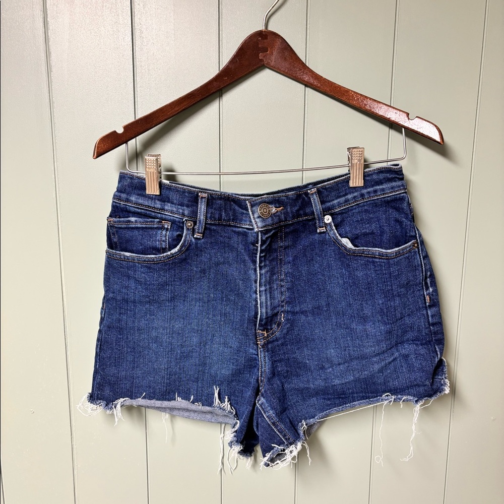 High Rise Jean Shorts